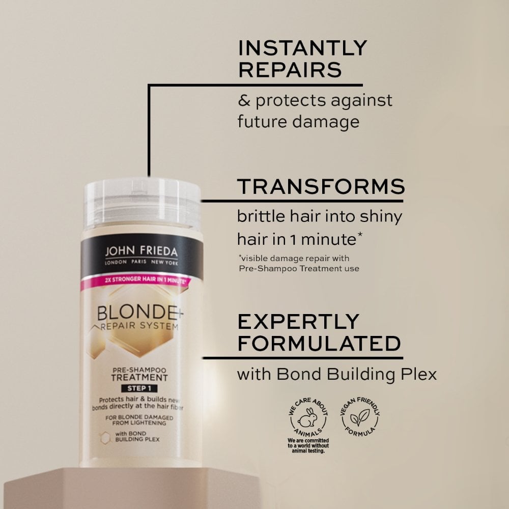 John Frieda Blonde+ Repair System Pre Shampoo Treatment 100ml