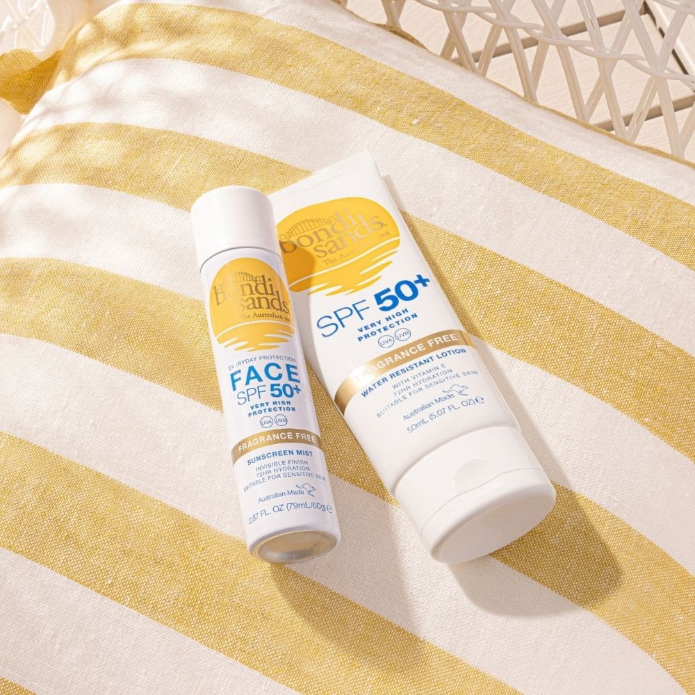 Bondi Sands Fragrance Free Sunscreen Face Mist SPF50+ 60ml