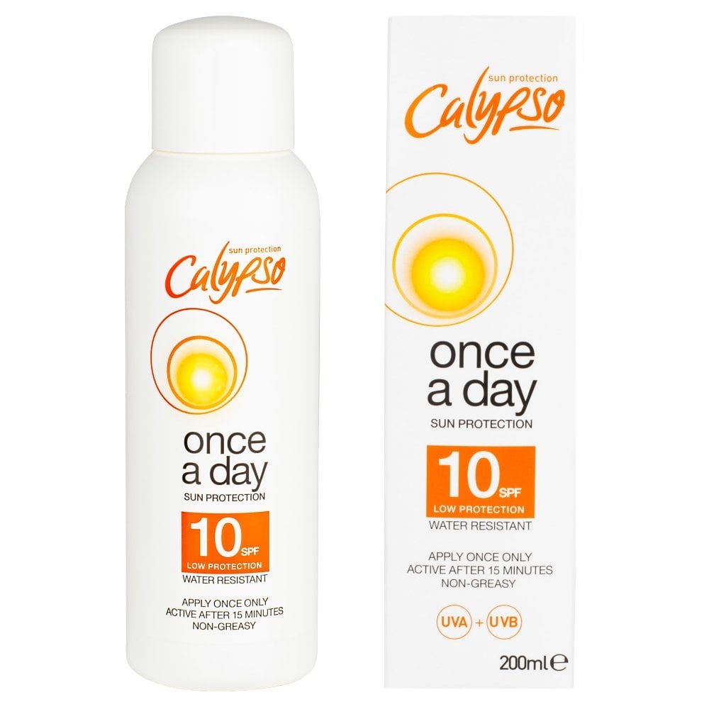 Calypso Once A Day Sun Protection Cream SPF10 200ml