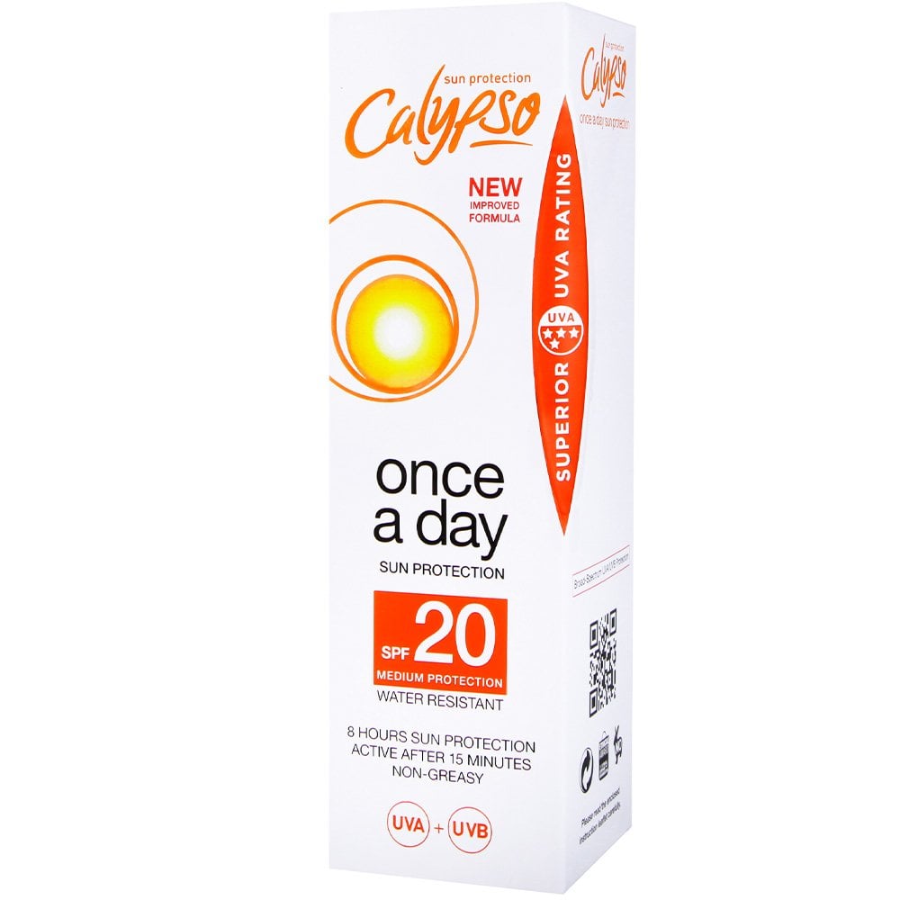 Calypso Once A Day Sun Protection Cream SPF20 200ml