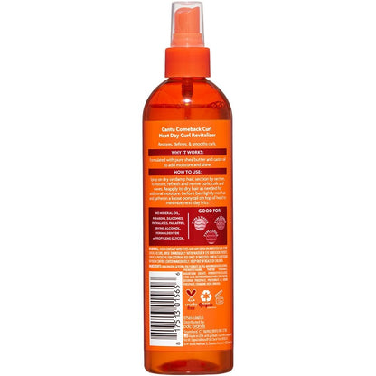 Cantu Shea Butter For Natural Hair Comeback Curl Next Day Curl Revitaliser 355ml