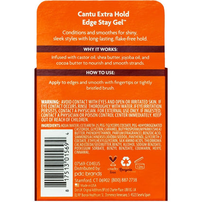 Cantu Shea Butter For Natural Hair Edge Stay Gel 64g
