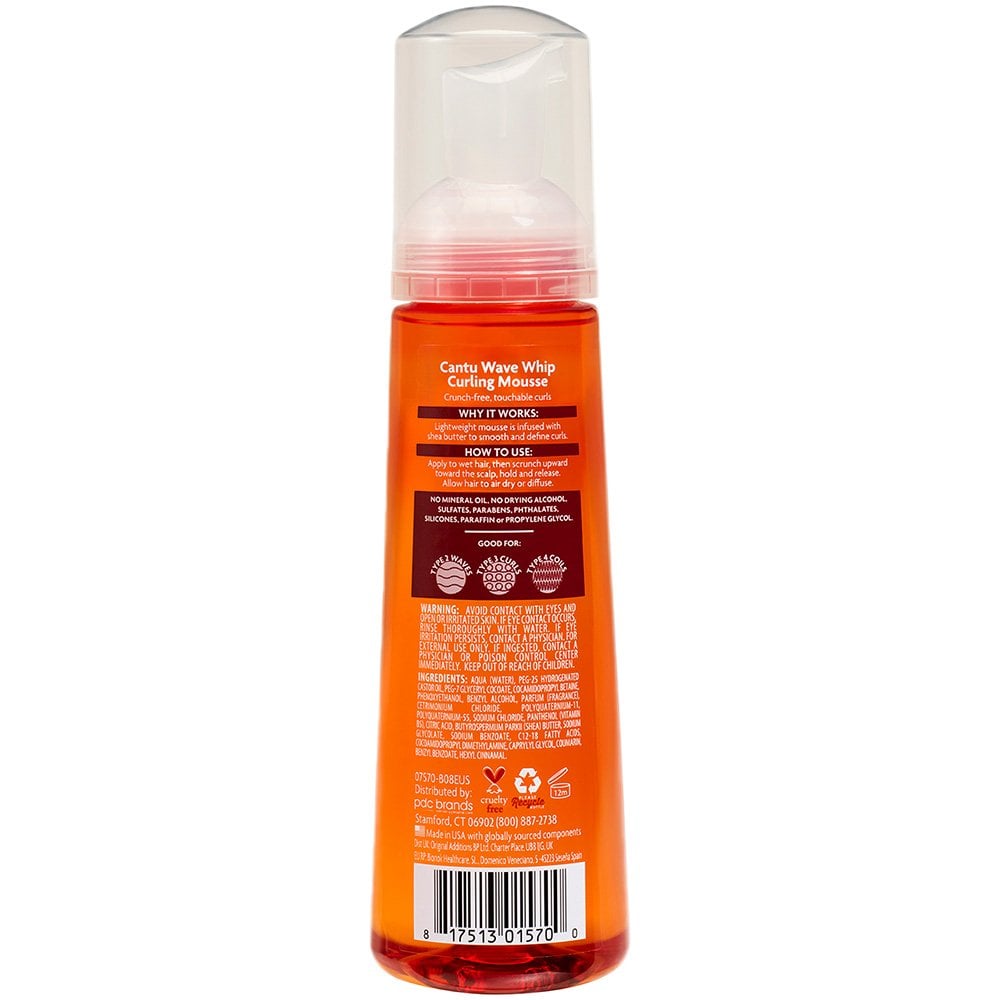 Cantu Shea Butter For Natural Hair Wave Whip Curling Mousse 248ml
