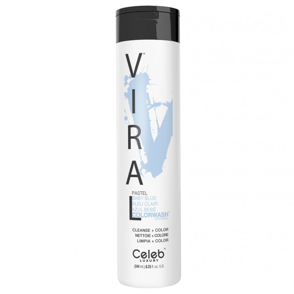Celeb Luxury Viral Pastel Baby Blue Color Wash 244ml