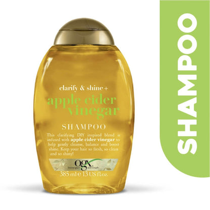 OGX Clarify & Shine+ Apple Cider Vinegar Clarifying Shampoo 385ml