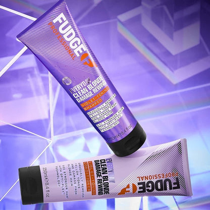 Fudge Professional Clean Blonde Damage Rewind Violet-Toning Treatment 200ml