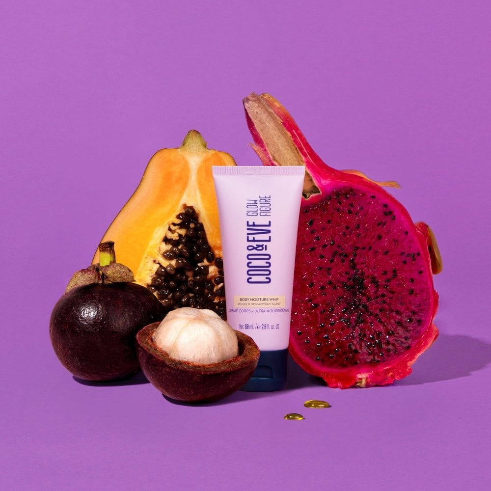 Coco & Eve Glow Figure Dragonfruit & Lychee Whipped Body Cream 60ml