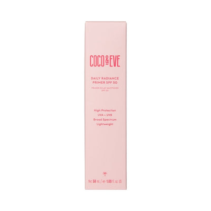 Coco & Eve High Protection Daily Radiance Lightweight Primer SPF50 50ml