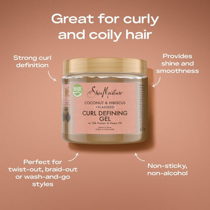 Shea Moisture Coconut & Hibiscus Curl Defining Gel 431ml