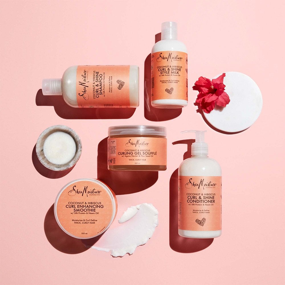 Shea Moisture Coconut & Hibiscus Curl & Shine Shampoo 384ml