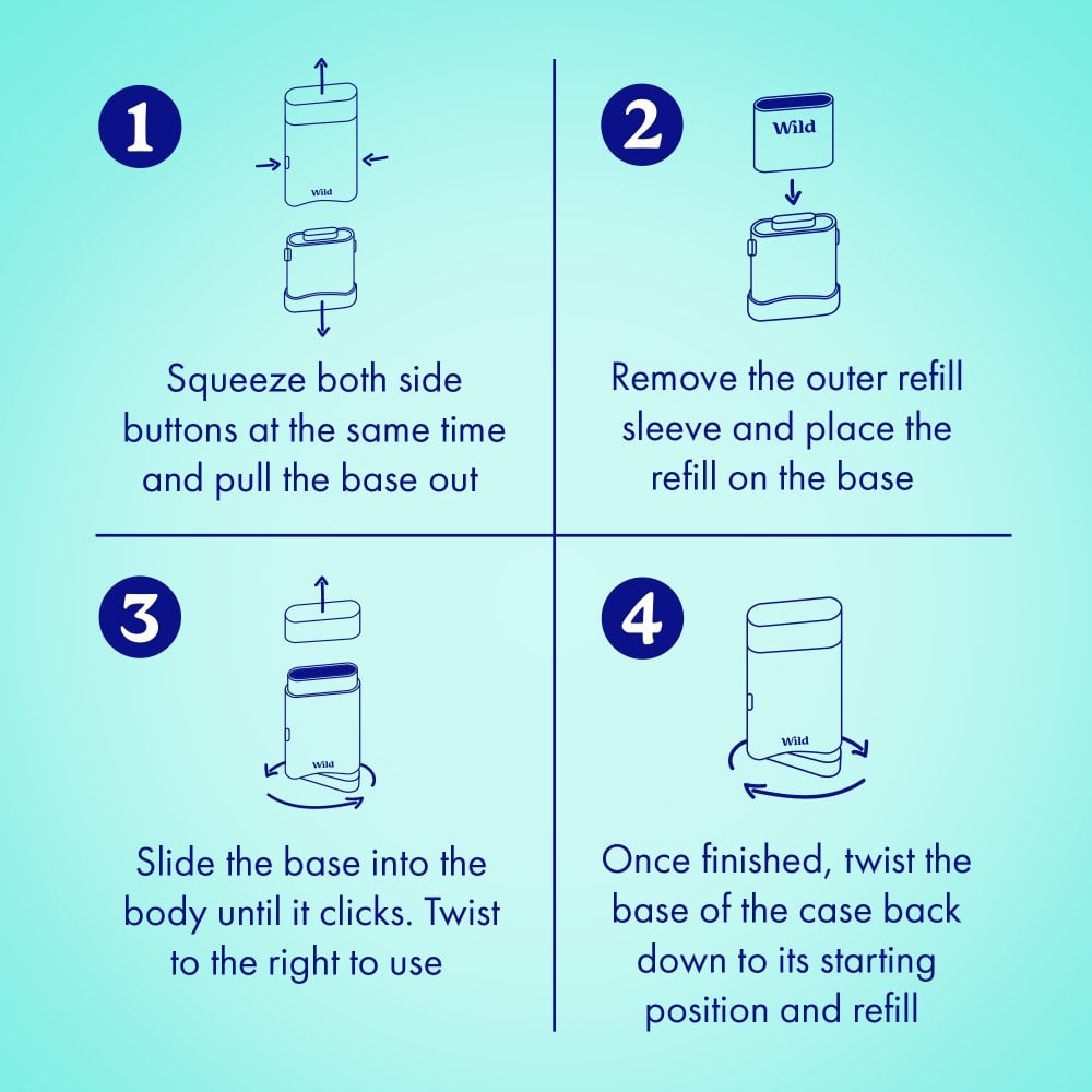 Wild Coconut & Vanilla Deodorant Refill 40g