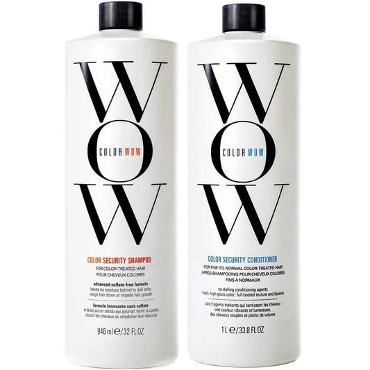 Color Wow Color Security Shampoo & Conditioner for Fine to Normal Colour-Treated Hair Twin 2 x 946ml