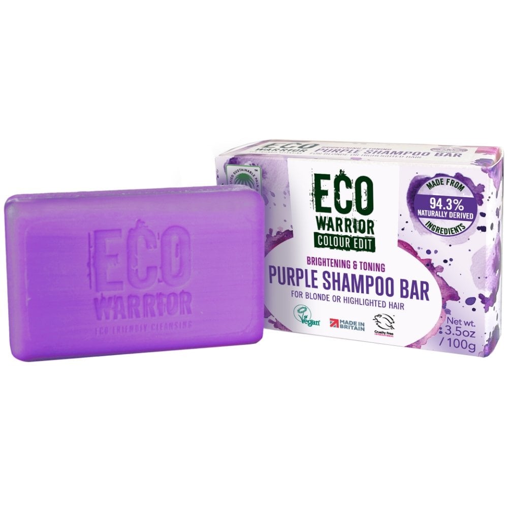Eco Warrior Colour Edit Purple Hair Shampoo Bar 100g
