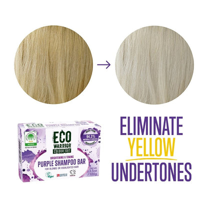 Eco Warrior Colour Edit Purple Hair Shampoo Bar 100g