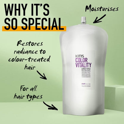 KMS Colour Vitality Colour & Radiance Restoring Conditioner Refill Pouch 750ml
