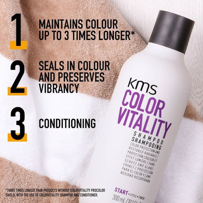 KMS Colour Vitality Shampoo & Conditioner Twin 2 x 750ml