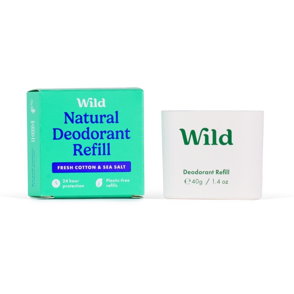 Wild Cotton & Sea Salt Deodorant Refill 40g