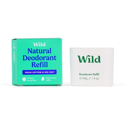 Wild Cotton & Sea Salt Deodorant Refill 40g