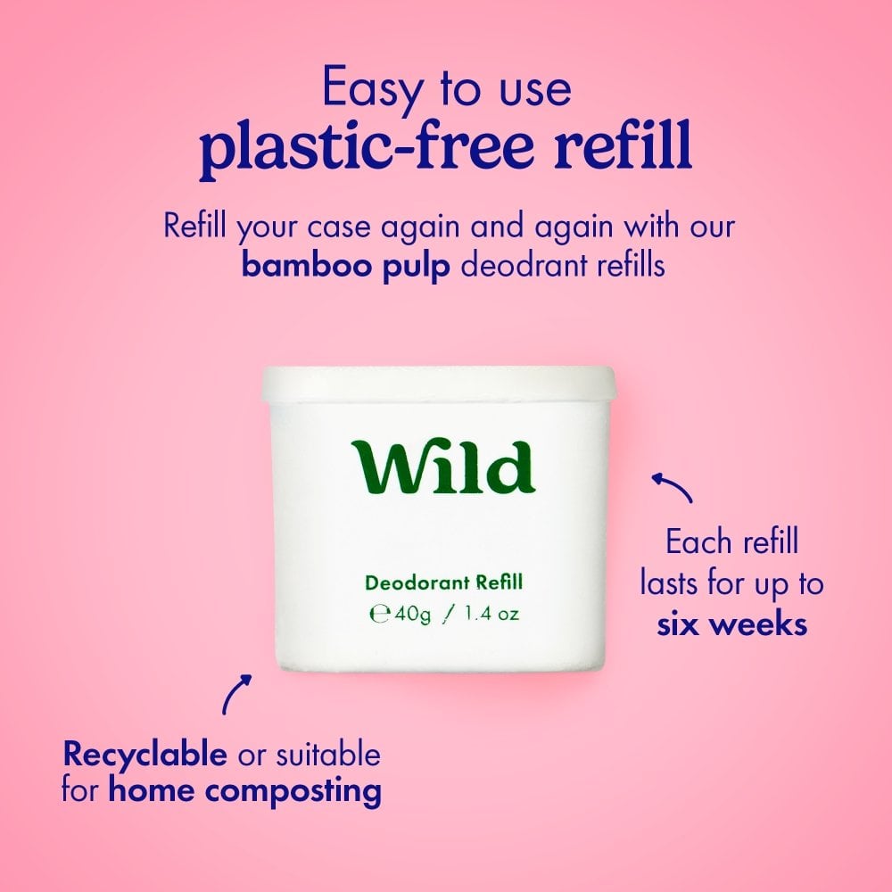 Wild Cotton & Sea Salt Deodorant Refill 40g