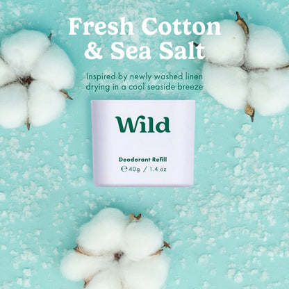 Wild Cotton & Sea Salt Deodorant Starter Pack