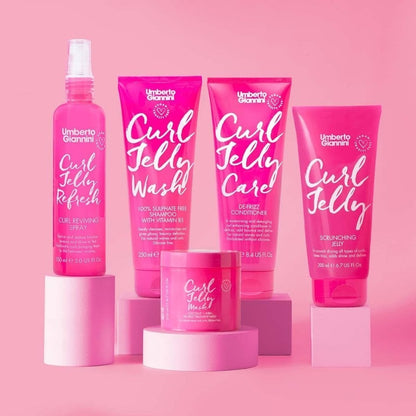 Umberto Giannini Curl Jelly Wash Shampoo & Conditioner Twin 2 x 250ml
