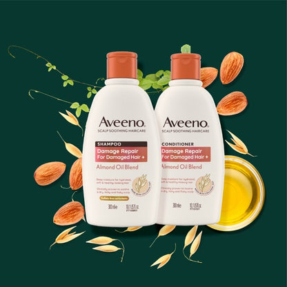 Aveeno Damage Repair+ Almond Oil Blend Conditioner 300ml