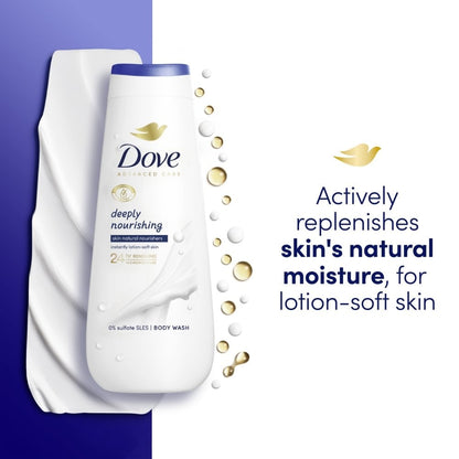 Dove Advanced Care Deeply Nourishing Body Wash 400ml