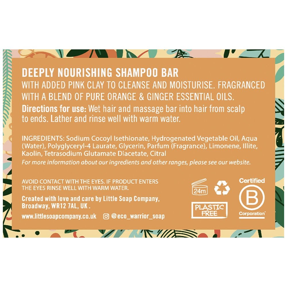 Eco Warrior Deeply Nourishing Shampoo Bar 100g