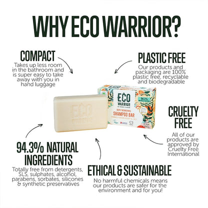 Eco Warrior Deeply Nourishing Shampoo Bar 100g