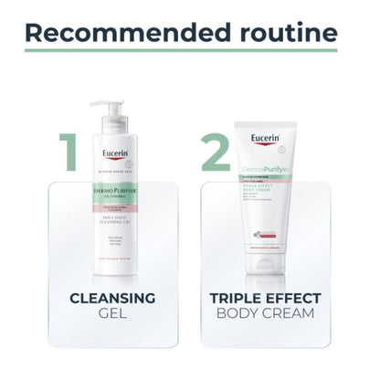 Eucerin DermoPure Anti-Blemish Triple Effect Body Cream 200ml