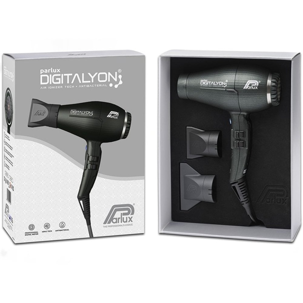Parlux Digitalyon Air Ionizer Hair Dryer Anthracite
