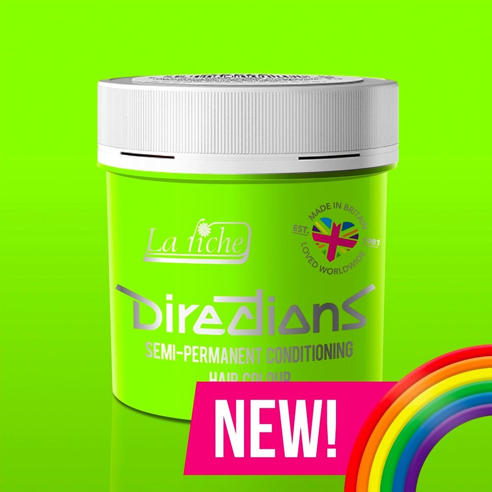Directions Fluorescent Green Hair Dye 88ml