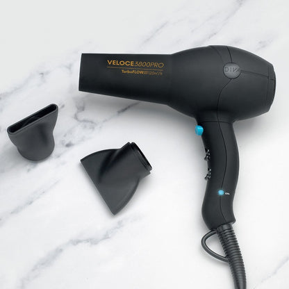 Diva Pro Veloce 3800 Pro Hair Dryer Black