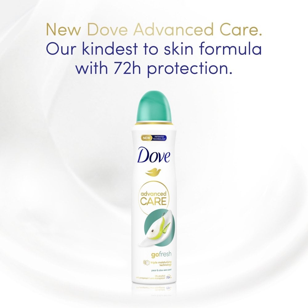 Dove Advanced Care 72h Go Fresh Pear & Aloe Vera Anti-Perspirant Deodorant Spray 200ml