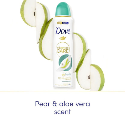 Dove Advanced Care 72h Go Fresh Pear & Aloe Vera Anti-Perspirant Deodorant Spray 200ml