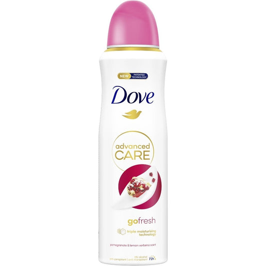 Dove Advanced Care 72h Go Fresh Pomegranate & Lemon Verbena Anti-Perspirant Deodorant Spray 200ml