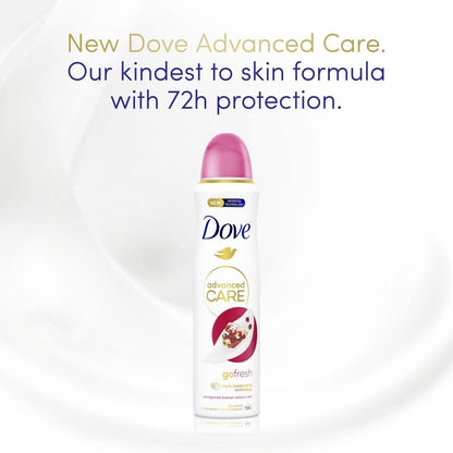 Dove Advanced Care 72h Go Fresh Pomegranate & Lemon Verbena Anti-Perspirant Deodorant Spray 200ml