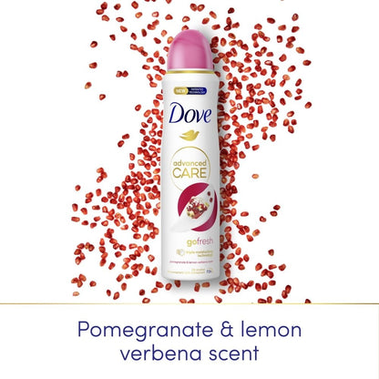 Dove Advanced Care 72h Go Fresh Pomegranate & Lemon Verbena Anti-Perspirant Deodorant Spray 200ml