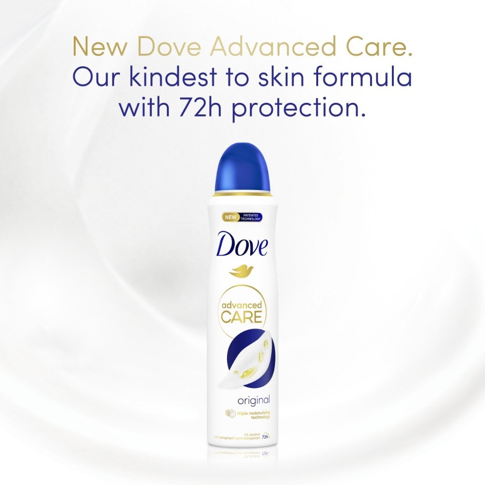 Dove Advanced Care 72h Original Anti-Perspirant Deodorant Spray 200ml