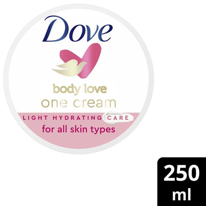 Dove Body Love Light Hydrating Care One Cream 250ml
