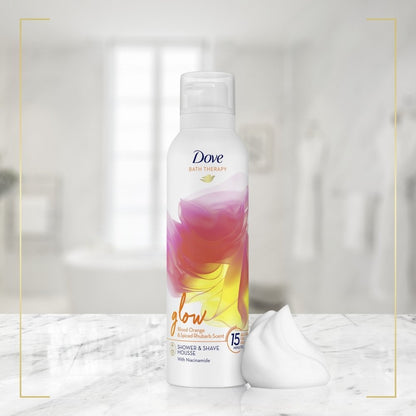 Dove Glow Blood Orange & Spiced Rhubarb Shower & Shave Mousse 200ml