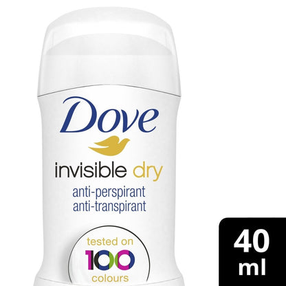 Dove Invisible Dry 48h White Freesia & Violet Flower Anti-Perspirant Deodorant Stick 40ml