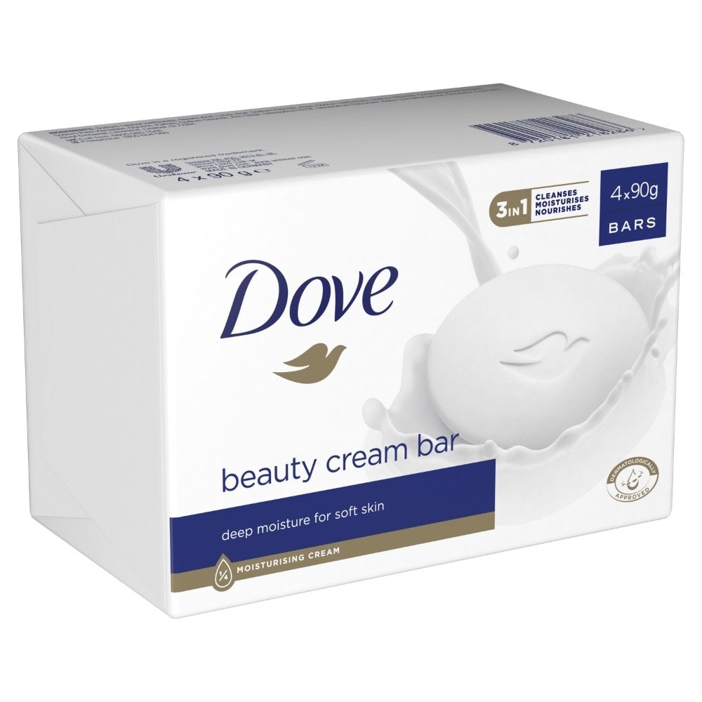 Dove Original Beauty Cream Soap Bar 4 x 90g