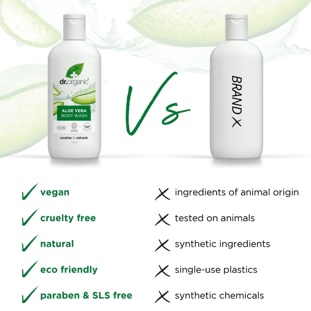 Dr. Organic Aloe Vera Body Wash 250ml