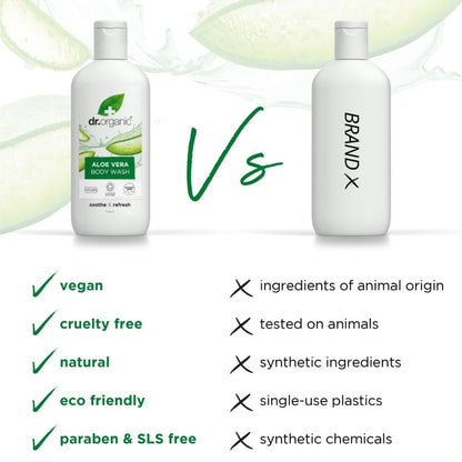 Dr. Organic Aloe Vera Body Wash 250ml