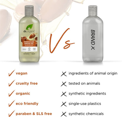 Dr. Organic Moroccan Argan Oil Shampoo 265ml