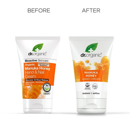 Dr. Organic Intensive 12h Rescue Hand & Nail Cream 125ml