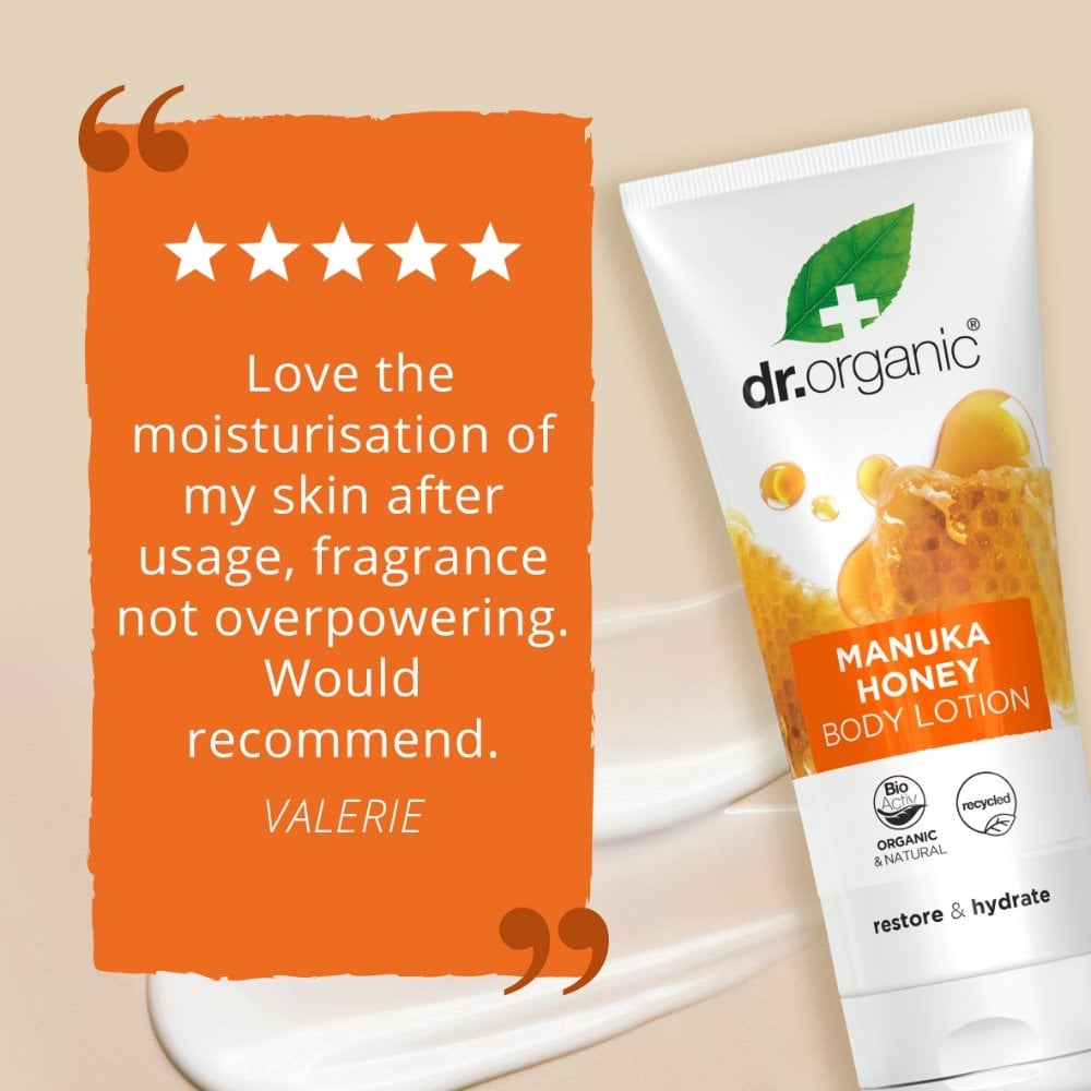 Dr. Organic Organic Manuka Honey Replenishing Body Lotion 200ml