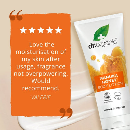 Dr. Organic Organic Manuka Honey Replenishing Body Lotion 200ml