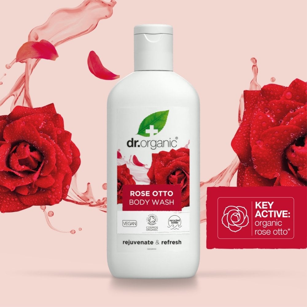 Dr. Organic Rose Otto Body Wash 250ml